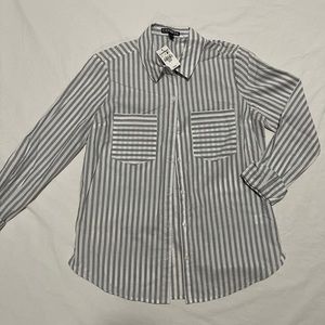 Express Striped Dress Shirt